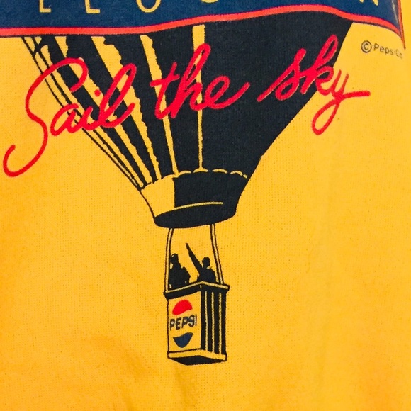 Vintage 1986 Pepsi Hot Air Balloon Sweater - Picture 7 of 7